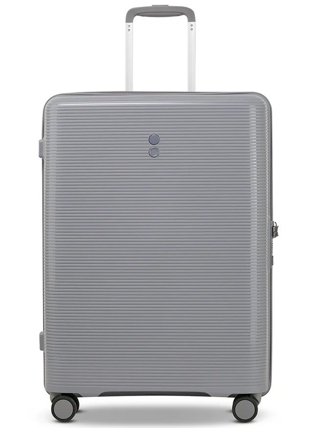 Echolac Forza 64 Cm Hardcase 4-Double Wheeled Expandable Check-In Luggage Trolley - Gray - Image 1